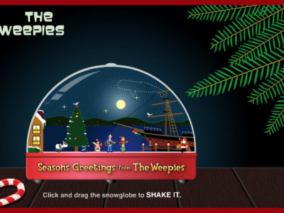 The Weepies Holiday Snowglobe
